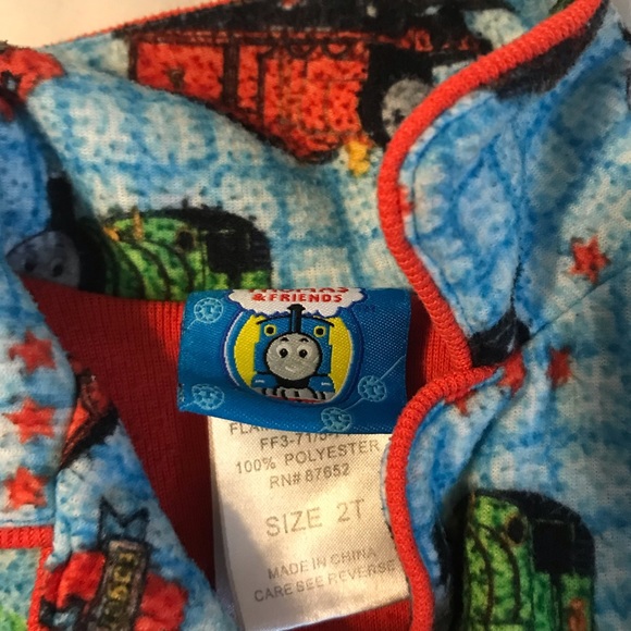 Thomas button up pajama set - Picture 2 of 2